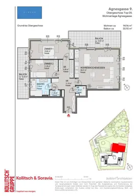 3-Zimmer-Wohnung kaufen in Wien – 94,96 m², € 999.000 – Bild 7 von 7