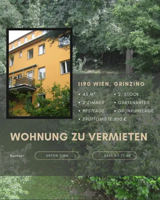 2-Zimmer-Wohnung mieten in Wien – 45 m², € 800 – Bild 18 von 18