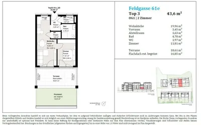 2-Zimmer-Wohnung kaufen in Weiz – 43,6 m², € 205.000 – Bild 12 von 12