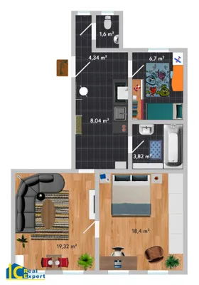 2-Zimmer-Wohnung kaufen in Wien – 62,23 m², € 249.000 – Bild 21 von 22
