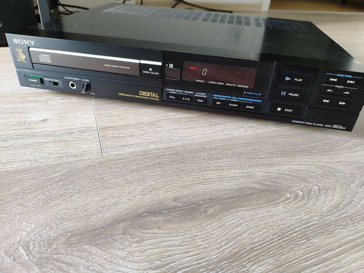 DJ機材 SONY CDP-303ES SONY CDP-303ESを通電して動かしてみよう