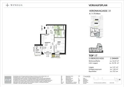 2-Zimmer-Wohnung kaufen in Wien – 32,5 m², € 299.200 – Bild 10 von 10