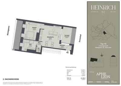 2-Zimmer-Wohnung kaufen in Wien – 62,38 m², € 579.000 – Bild 24 von 24