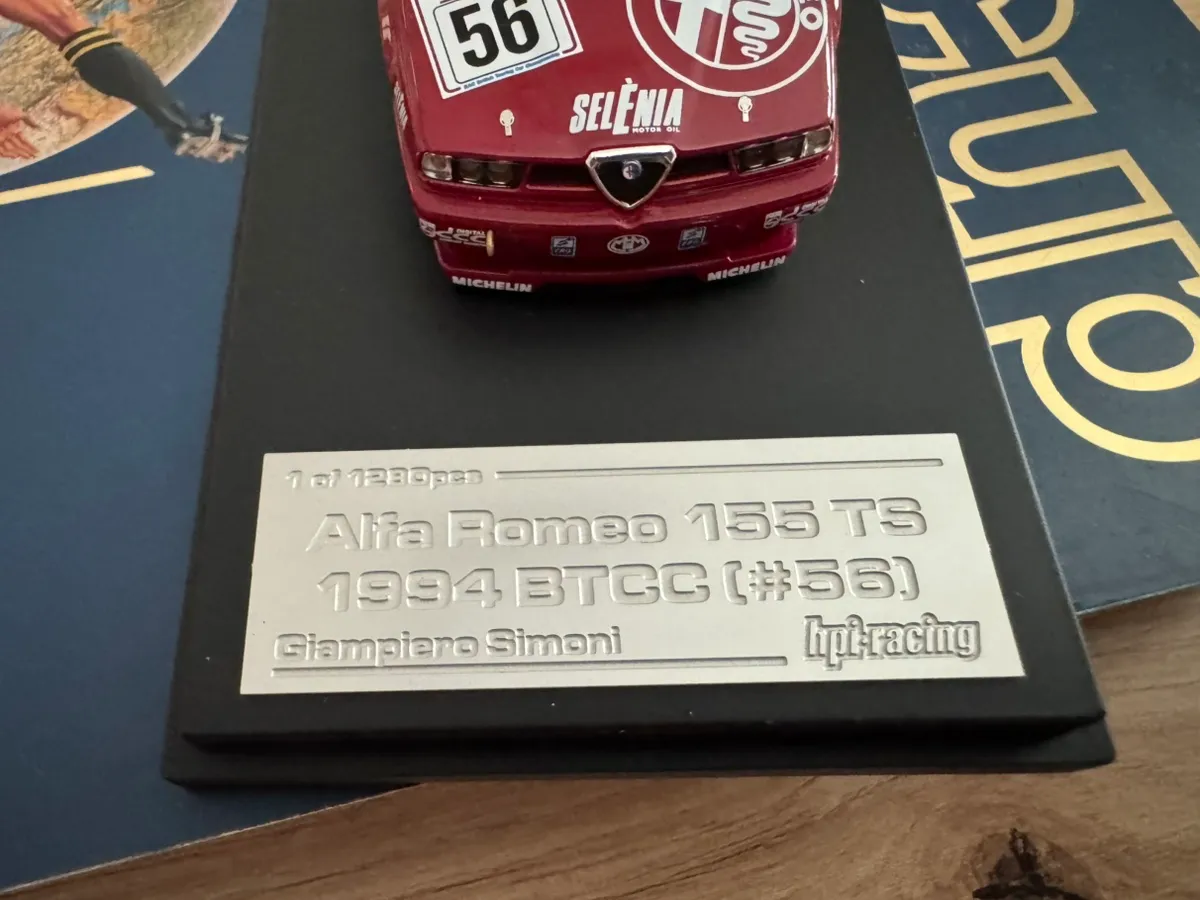 HPI Racing 1:43 Alfa Romeo 155 TS BTCC 1994 #56 Simoni - selten