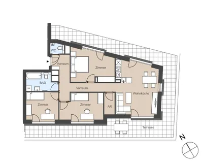 4-Zimmer-Wohnung kaufen in Wiener Neustadt Land – 92,75 m², € 398.000 – Bild 22 von 22
