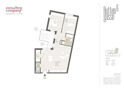 3-Zimmer-Wohnung mieten in Wien – 84,95 m², € 1.849 – Bild 28 von 28