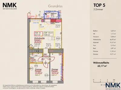 Wohnung kaufen in Wien – 62,17 m², € 275.000 – Bild 14 von 14
