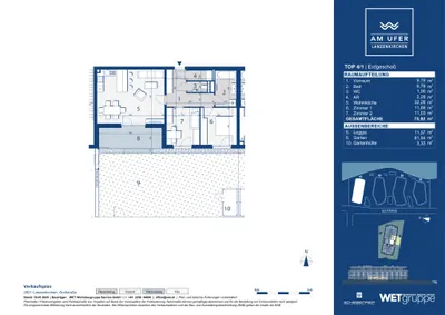 3-Zimmer-Wohnung kaufen in Wiener Neustadt Land – 75,92 m², € 383.500 – Bild 7 von 8