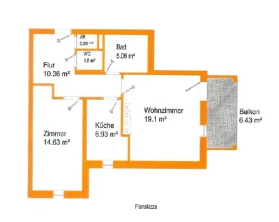Wohnung mieten in Liezen – 59 m², € 890 – Bild 11 von 11