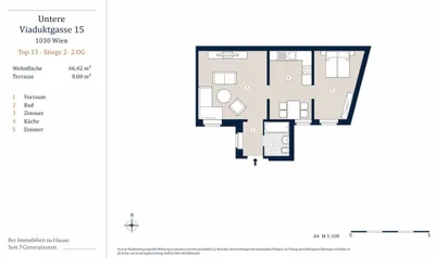 2-Zimmer-Wohnung kaufen in Wien – 66 m², € 290.000 – Bild 7 von 7