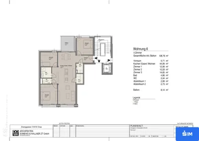 4-Zimmer-Wohnung kaufen in Graz – 100,62 m², € 754.650 – Bild 5 von 5