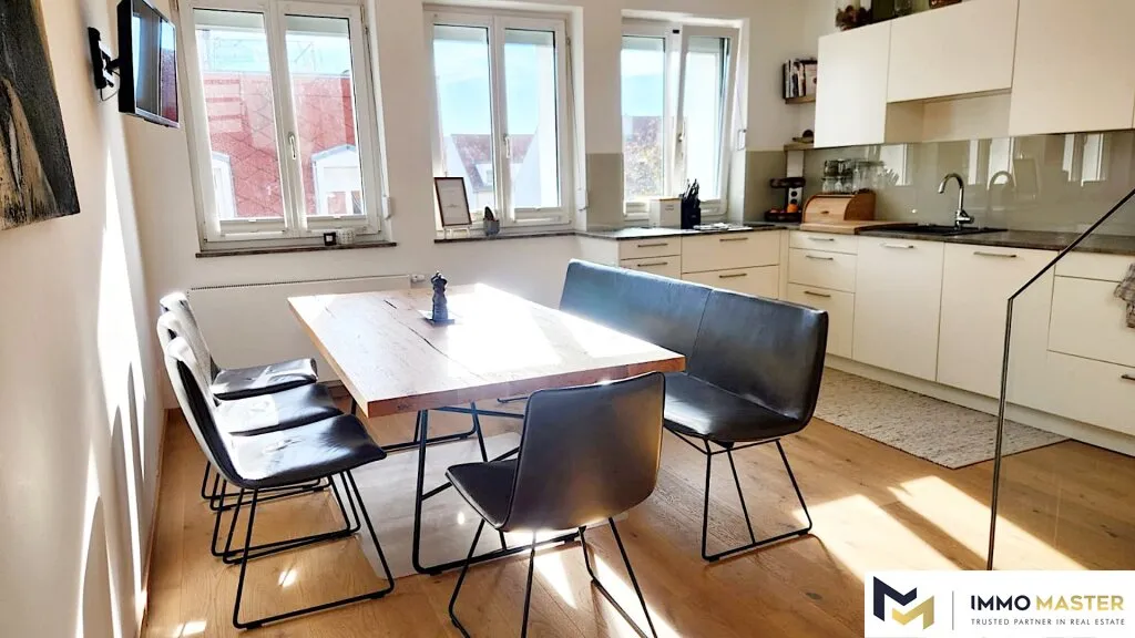 Großzügige Maisonette mit privater 48-m²-Dachterrasse und Panoramablick - Ansicht 3
