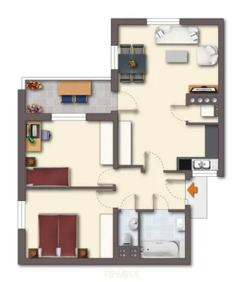 3-Zimmer-Wohnung kaufen in Baden – 68 m², € 149.000 – Bild 13 von 14