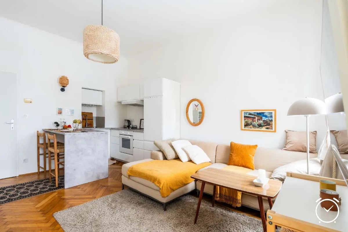 KURZZEiTmiete in Wien: Wunderschöne, möblierte Wohnung zentral, ruhig & mit Balkon – pohled 2