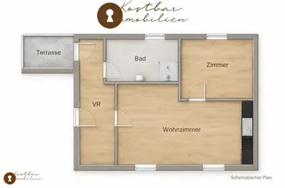 1-Zimmer-Wohnung mieten in Graz – 48,51 m², € 695 – Bild 11 von 11