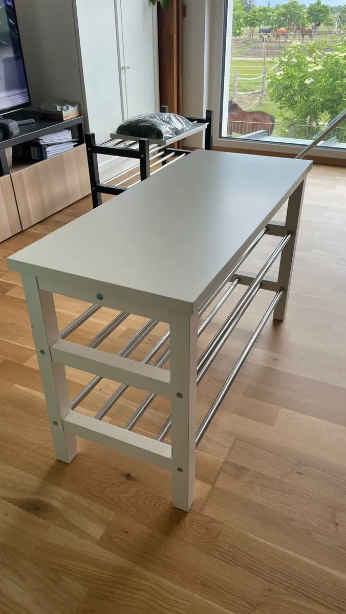 Ikea Schuhregal weiß, € 25,- (2751 Matzendorf)