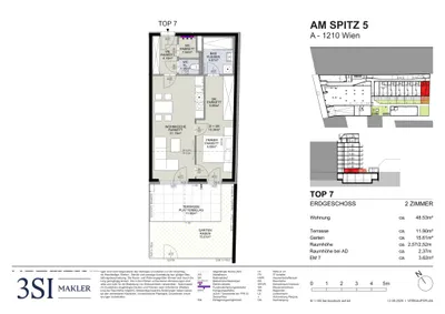 2-Zimmer-Wohnung kaufen in Wien – 47,8 m², € 268.200 – Bild 7 von 7
