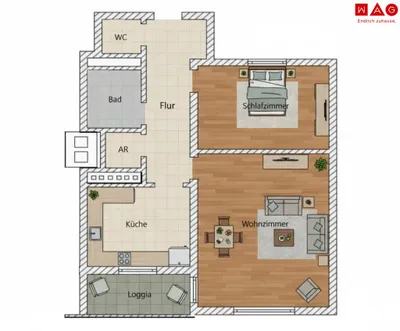 2-Zimmer-Wohnung mieten in Leoben – 65,34 m², € 566 – Bild 10 von 10
