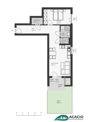 2-Zimmer-Wohnung kaufen in Sankt Pölten Land – 62,72 m², € 207.000 – Bild 22 von 23