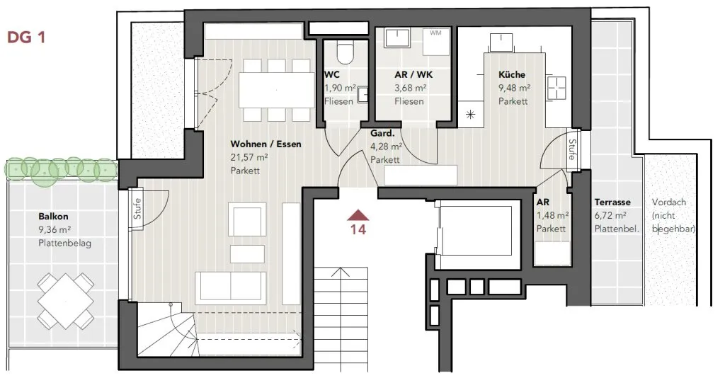 Wohnung – Wien, Obermeidling, Meidling - Ansicht 2