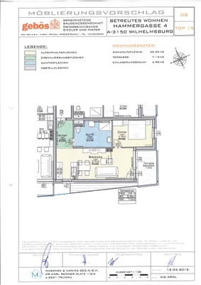 2-Zimmer-Wohnung mieten in Sankt Pölten Land – 52,69 m², € 760 – Bild 14 von 14
