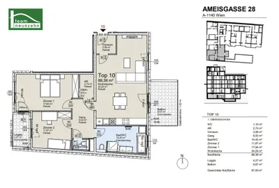 Immobilie kaufen in Wien – 88,38 m², € 565.900 – Bild 28 von 28