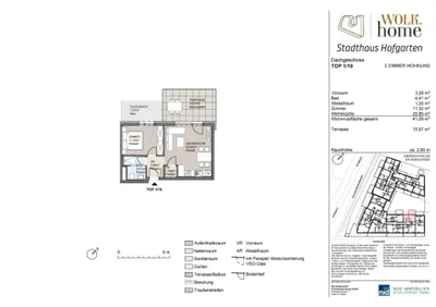 2-Zimmer-Wohnung kaufen in Mistelbach – 41,09 m², € 287.000 – Bild 10 von 10