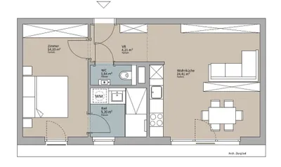 2-Zimmer-Wohnung kaufen in Wien – 49,8 m², € 235.000 – Bild 18 von 18