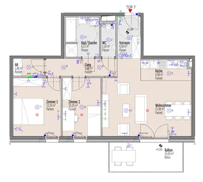 3-Zimmer-Wohnung kaufen in Wiener Neustadt – 74,85 m², € 308.600 – Bild 21 von 21