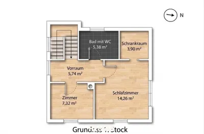 3-Zimmer-Haus kaufen in Wien – 80 m², € 590.000 – Bild 23 von 24