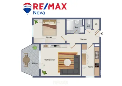 2-Zimmer-Wohnung kaufen in Graz-Umgebung – 58,32 m², € 139.000 – Bild 12 von 12