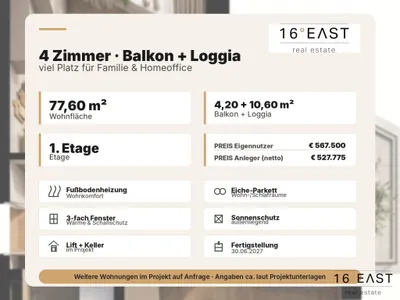 4-Zimmer-Wohnung kaufen in Wien – 77,6 m², € 527.775 – Bild 5 von 9