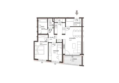 3-Zimmer-Wohnung mieten in Vöcklabruck – 70,37 m², € 1.476 – Bild 10 von 11