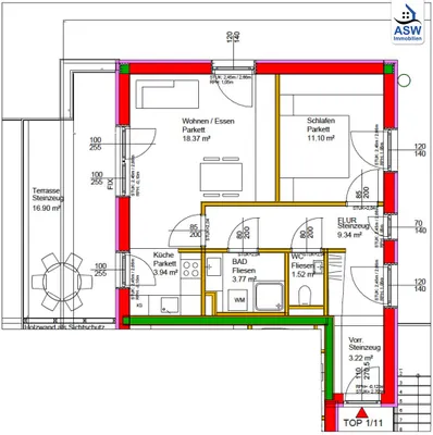 2-Zimmer-Wohnung kaufen in Graz – 51,26 m², € 242.000 – Bild 13 von 13