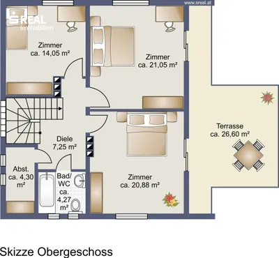 6-Zimmer-Haus kaufen in Mistelbach – 160 m², € 330.000 – Bild 41 von 43