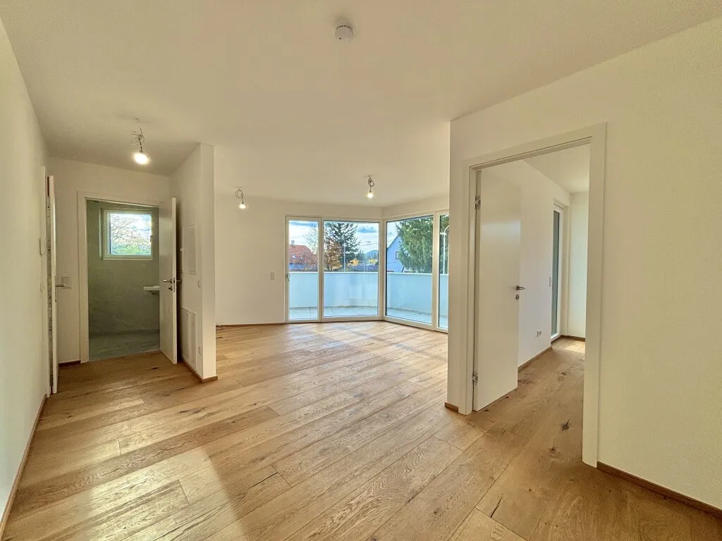ERSTBEZUG | Outdoor-Bereich ca. 20 m² | einzigartige Architektur | Tiefgaragen-Stellplatz - Ansicht 2
