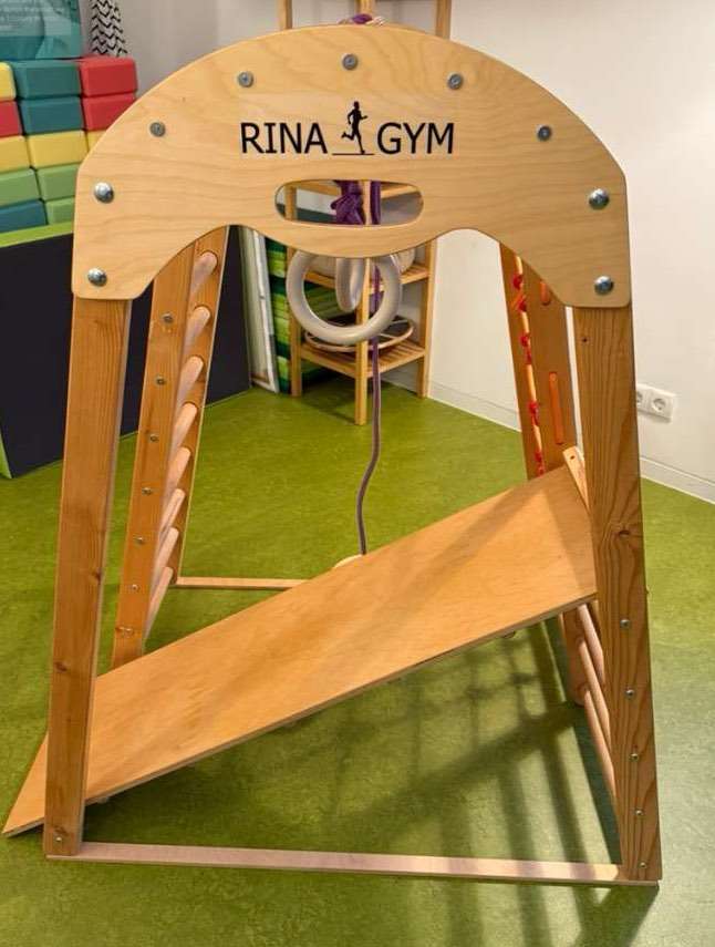 Rina Gym - Kletterdreieck Indoor-Spielplatz newest aus Holz für Kinder