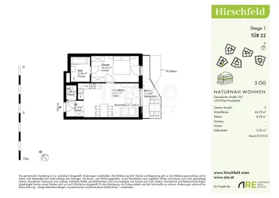 2-Zimmer-Wohnung kaufen in Wien – 46,75 m², € 274.000 – Bild 16 von 16