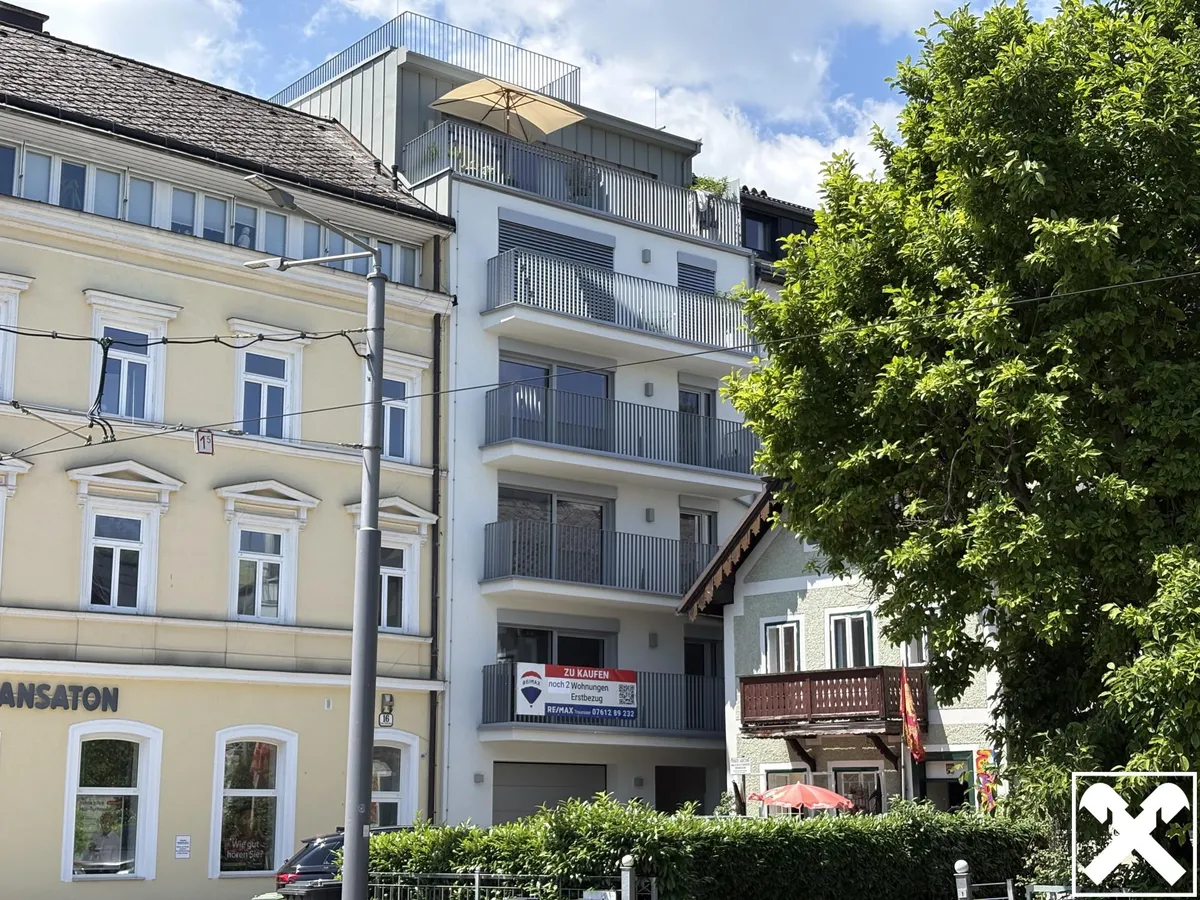 Balkon-Seeblick - Kernsanierte 2-Zimmer-Eigentumswohnung im Zentrum - Top 4 - Ansicht 2
