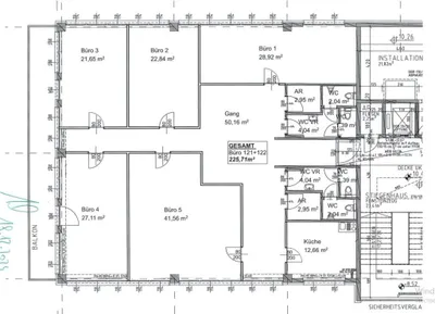 1-Zimmer-Gewerbeimmobilie mieten in Baden – 66 m², € 839 – Bild 9 von 9