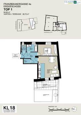 2-Zimmer-Wohnung mieten in Sankt Pölten – 59,69 m², € 899 – Bild 10 von 12