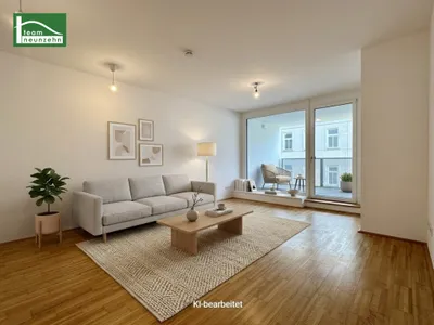 AB SOFORT: 2-Zimmer-Wohnung mit Terrasse und Loggia in attraktiver Ruhelage in 1120 Wien