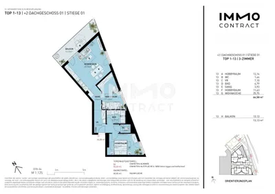 3-Zimmer-Wohnung kaufen in Wien – 66,58 m², € 433.500 – Bild 9 von 9