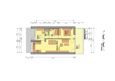 2-Zimmer-Wohnung mieten in Graz – 62,52 m², € 1.058 – Bild 2 von 4