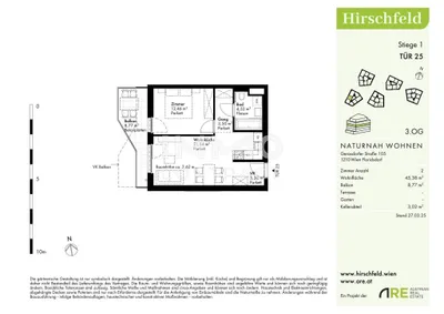 2-Zimmer-Wohnung kaufen in Wien – 45,38 m², € 264.000 – Bild 4 von 6