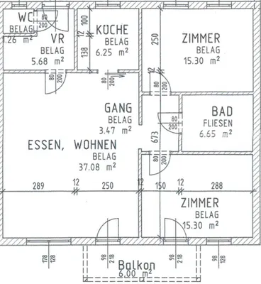 3-Zimmer-Wohnung mieten in Jennersdorf – 91 m², € 770 – Bild 2 von 12