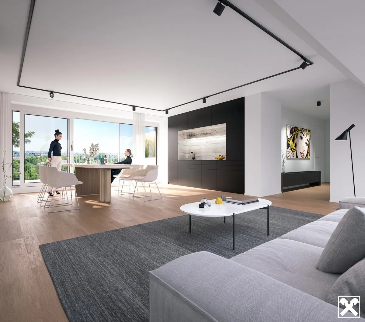Wohnung – Wien, Untersievering, Sievering - Ansicht 2