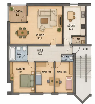 4-Zimmer-Wohnung kaufen in Kufstein – 99,27 m², € 330.000 – Bild 13 von 14