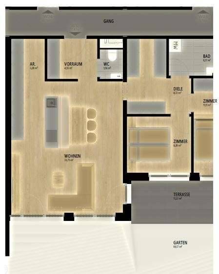PURE - Familienfreundliche Gartenwohnung - Vermietung ab Herbst 2026, Kramsach