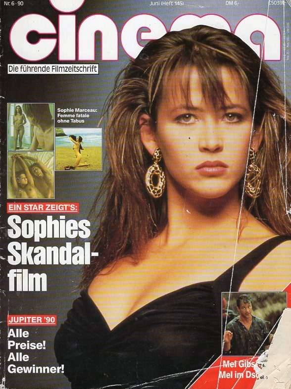 CINEMA 6/1990  SOPHIE MARCEAU, MEL GIBSON, STAN LAUREL, PHILIPPE NOIRET, AKIRA KUROSAWA, STEVE MARTIN - KOMPLETT - SELTEN - TOP RARITÄT!